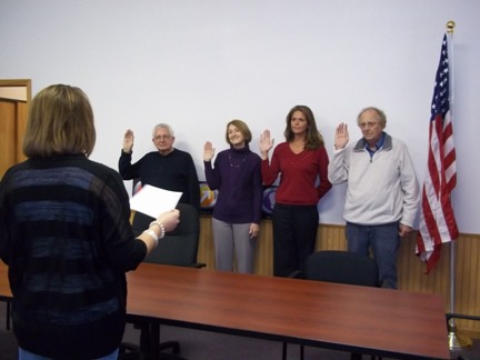 2012 board swearing in